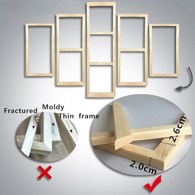 5 Piece Canvas Wall Art Golf Course at Sundown Pictures for Living Room Contemporary Paintings Giclee Golfing Artwork House Decorations Wooden Framed Ready to Hang Poster and Prints(60''W x 40''H)