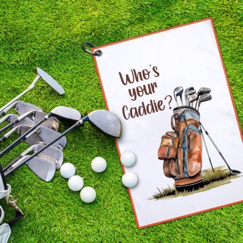 Who's Your Caddie Funny Golf Sports Golf Towel - Image 4