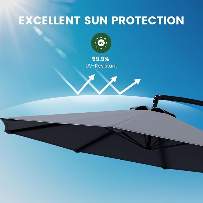 10FT Outdoor Patio Umbrella - Image 6