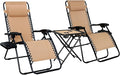 Amazon Basics Outdoor Textilene Adjustable Zero Gravity Folding Reclining by AmazonBasics