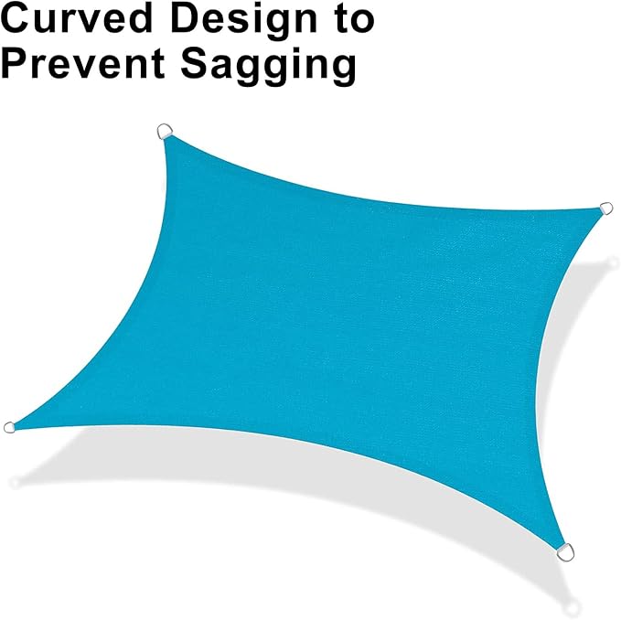LOVE STORY 16' x 20' Rectangle Sun Shade Sail - Image 6
