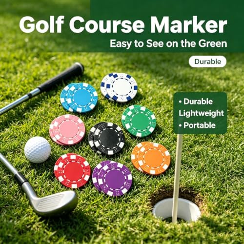 16 Pcs Golf Ball Markers, ABS Golf Ball Marker - Image 3