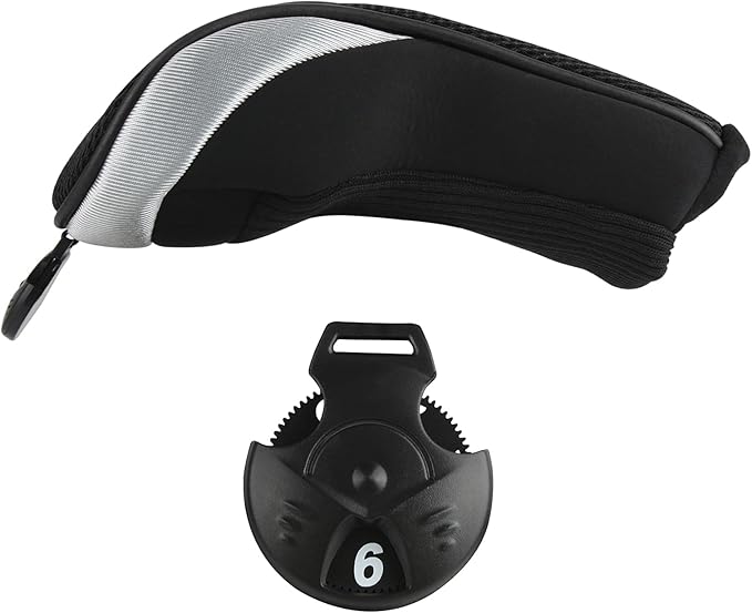 Andux Golf Hybrid Club Head Covers with Dial No. Tag Pack of 3 (All The Same Size)
