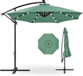 Best Choice Products 10ft Solar LED Offset Cantilever Hanging Market Patio by Unknown