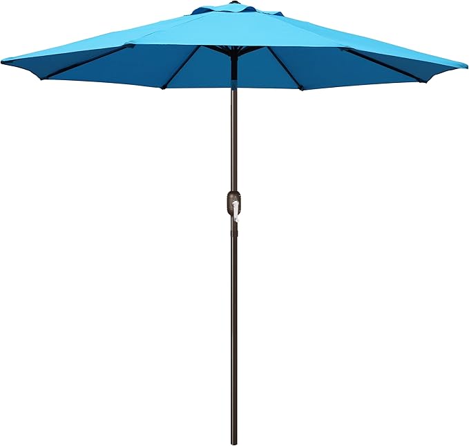 9' Outdoor Patio Umbrella, Outdoor Table Umbrella, Yard Umbrella, Market by Blissun