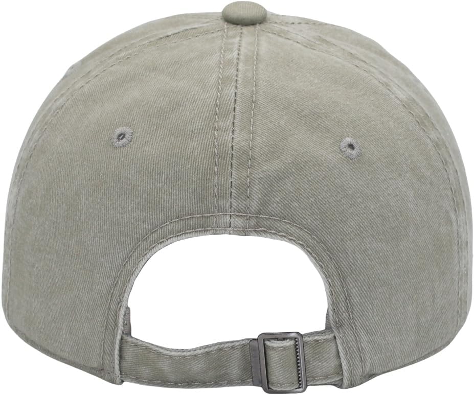 Vintage Washed Baseball Cap | Fits XL/XXL Heads | One Size | Adjustable Golf - Image 4