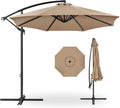 Best Choice Products 10ft Offset Hanging Market Patio Umbrella w/Easy Tilt by Unknown