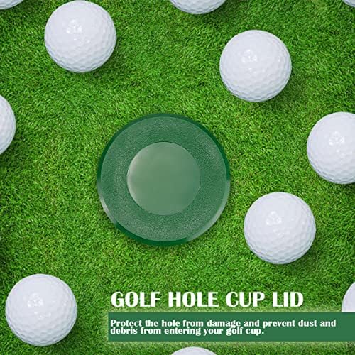 Golf Hole Cups with Golf Hole Cup Cover Golf Practice Set Putting Green Cup and - Image 4