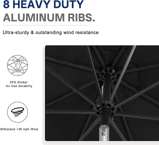 ABCCANOPY Solar Led Patio Umbrella - Image 7