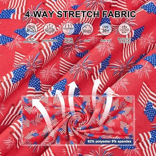 Mens Golf Shirt Short Sleeve Dry Fit Print Moisture Wicking Performance - Image 6