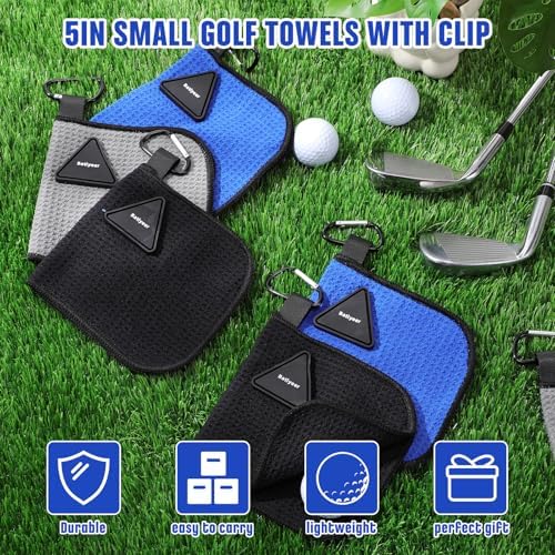 Batiyeer 3 Pack Small Golf Towels - Image 6