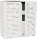 ZZM HDPE Outdoor Storage Shed, Outdoor Plastic Storage Cabinet, Horizontal by ZZM