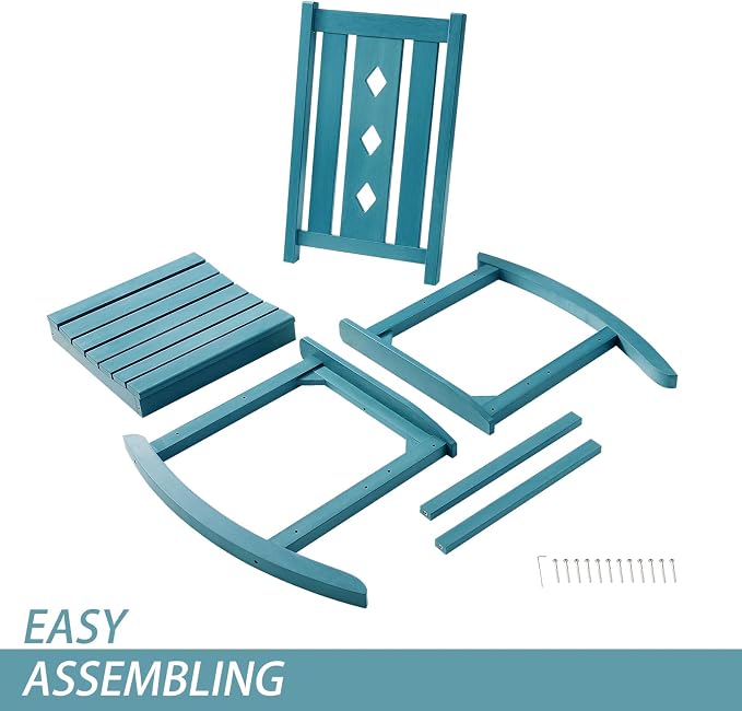 Oversized Outdoor Rocking Chair, Porch Rocker - Image 5