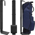 Wall Mount Golf Bag Storage Stand Organizer Rack for Garage, Air Spring Sliding System Single Golf Bag Holder for Wall, Golf Storage Organizer for Golfing Clubs, Home, Basement