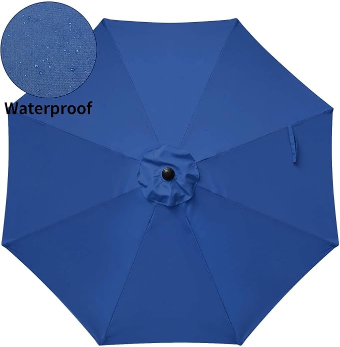Simple Deluxe 9' Patio Umbrella Outdoor Table Market Yard Umbrella - Image 4