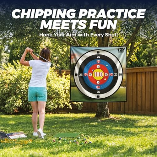 TOY Life Chipping Golf Practice Mats Golf Game Training Mat Indoor Outdoor Games - Image 2