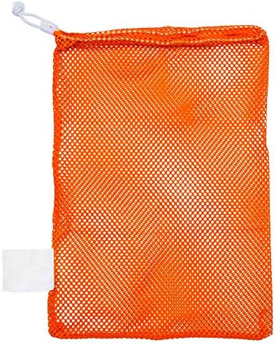 Champion Sports Mesh Equipment Bag – Heavy-Duty Nylon Drawstring Bag by ChampionSports