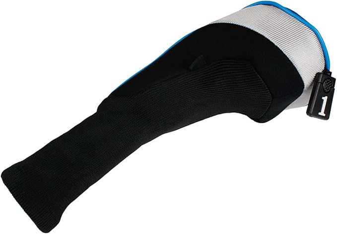 Andux 3pcs/Set Golf 460cc Driver Wood Club Head Covers Long Neck with No. Tags