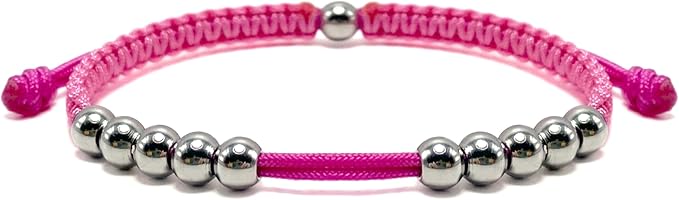 LAMIBEE Golf Stainless Steel 10 Beads Score Counter Bracelet, Golf Stroke Count Bracelet, Resizable and Easy to Adjust Golf Round Scoring Tracker, Durable and Stylish Golf Accessory