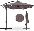Best Choice Products 10ft Solar LED Offset Cantilever Hanging Market Patio by Unknown