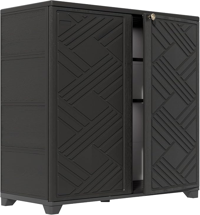 HOMSPARK Indoor/Outdoor Storage Cabinet by HOMSPARK