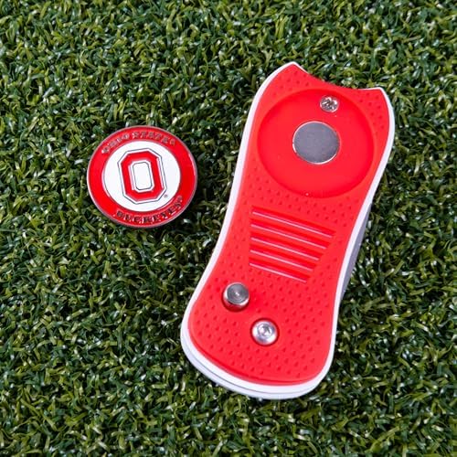 Team Golf NCAA Oklahoma Sooners Retractable Divot Tool Switchblade - Image 3