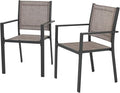 Patio Dining Chairs, All-Weather High-Resilience Textilene Outdoor Dining Chair by Olaterior