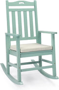 VINGLI Outdoor Rocking Chair, Wooden Rocking Chair by VINGLI