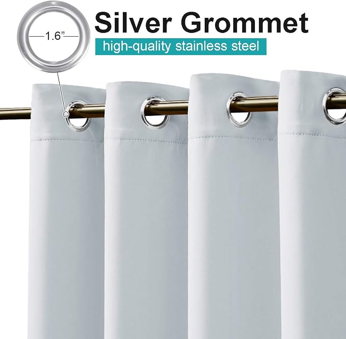 NICETOWN Indoor & Outdoor Curtain Etra Long 120'' - Image 2