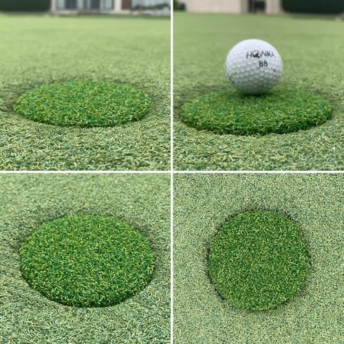 Golf Hole Cup Putting Green for Backyard Practice Putting Green Hole Simulated - Image 4