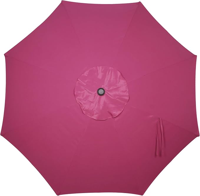 9' Outdoor Patio Umbrella, Outdoor Table Umbrella, Yard Umbrella, Market - Image 4