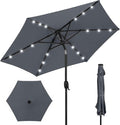 Best Choice Products 7.5ft Solar Umbrella LED Lighted Patio Umbrella, Table by Unknown
