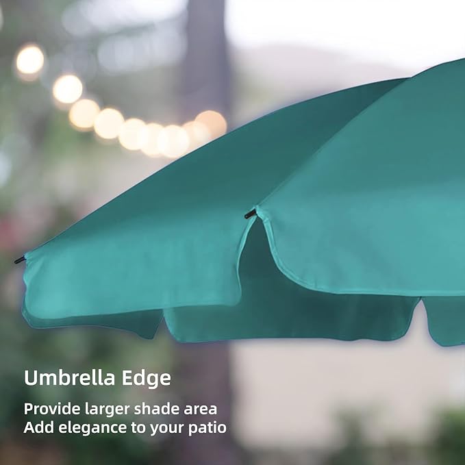 AMMSUN Patio Umbrella, 6.5 ft Outdoor Table Umbrella - Image 3