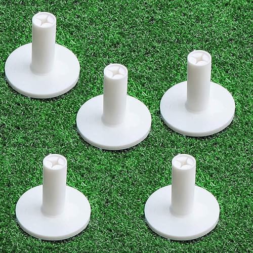 FINGER TEN Rubber Golf Tees for Mats Driving Range 5 Pack by FINGERTENSport