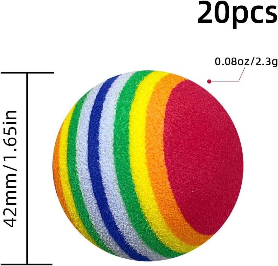 Scott Edward Air Golf Practice Balls, Bright Multicolor and Lightweight Sponge - Image 3