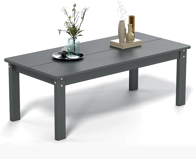 Adirondack Coffee Table, All-Weather HDPE, 304 stainless steel hardware by nevilywood
