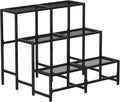3-Tier Large Metal Plant Stand, Indoor/Outdoor Display Rack | 3-tier stair by Garden4you