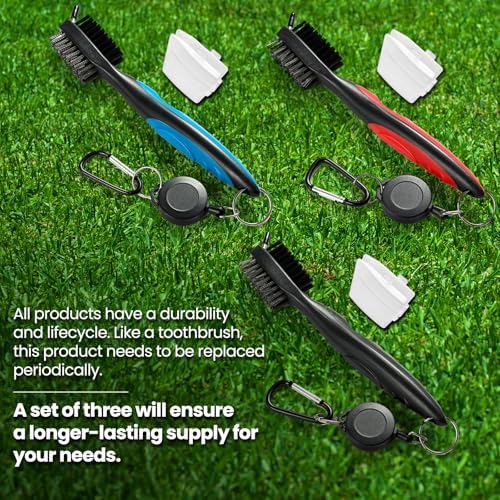 POIKSHARK Golf Club Brush and Club Groove Cleaner - Image 3