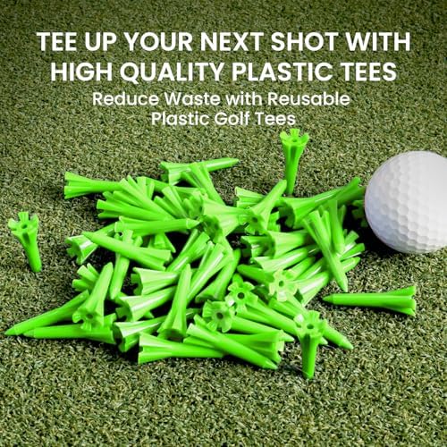 Golf Tees 5 Prong Design Plastic Short Golf Tees 1 1/2 Inch Bulk - Image 6