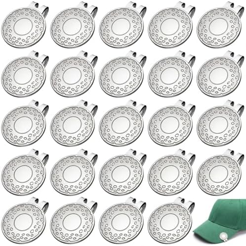 Golf Ball Marker Magnetic Hat Clip by Unknown
