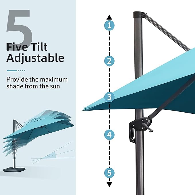 PURPLE LEAF Patio Umbrella - Image 6