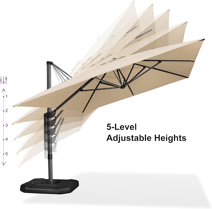 PURPLE LEAF Patio Umbrella - Image 4