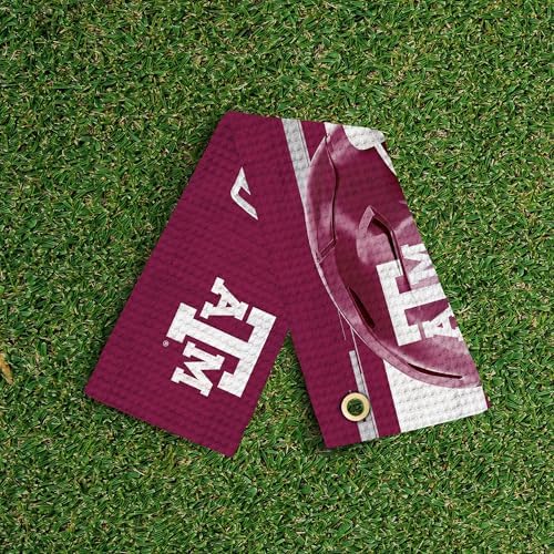Northwest NCAA Golf Towel, Official Licensed Microfiber Waffle Fabric, - Image 3