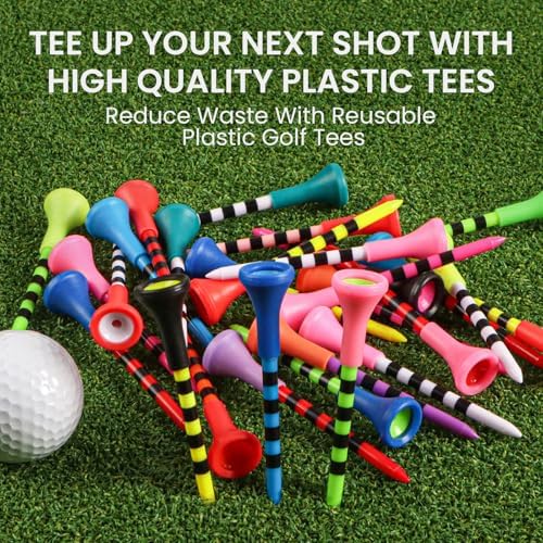 FINGER TEN Unbreakable Plastic Golf Tees - Image 6