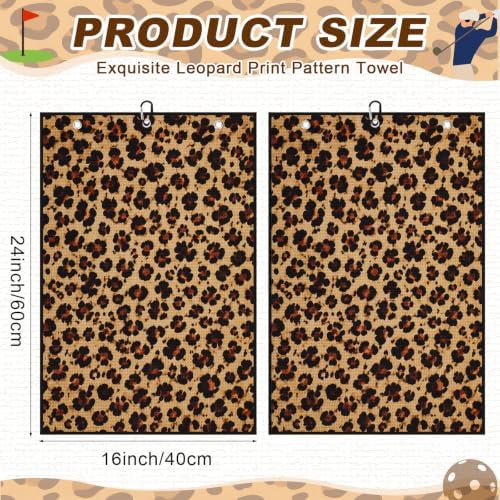 Mindsoft 2 Pieces Funny Golf Towel Microfiber Embroidered Ball Towels - Image 2