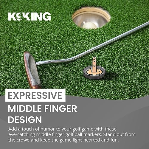 Ultimate Middle Finger Golf Ball Marker | Magnetic Hat Clip | Alignment Ball - Image 6