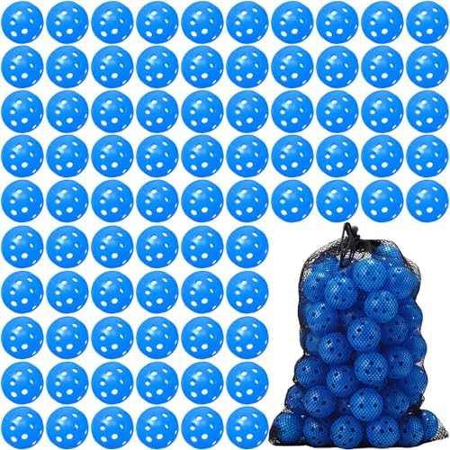 MiniInflat 80 Pcs Practice Golf Balls Plastic 42mm by MiniInflat