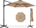 Best Choice Products 10ft Offset Cantilever Hanging Market Patio Umbrella by Unknown