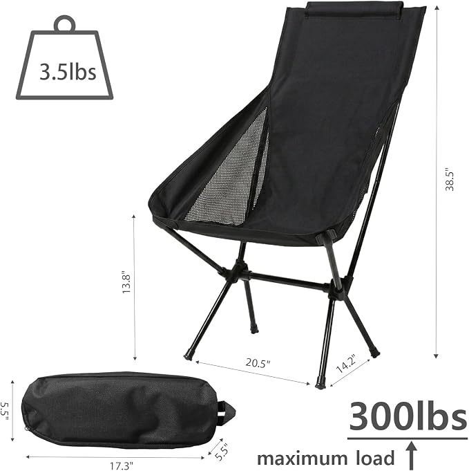Wind Tour Portable Camping Chair Foldable Outdoor Chair - Image 3