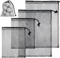 4 Pack 2 Sizes Golf Ball Bags Mesh Drawstring Bag Nylon Golf Ball Storage Bag by Unknown